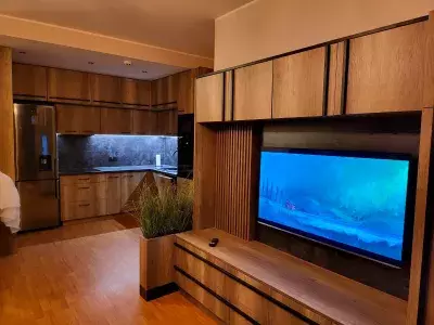  телевизор и качественная мебель в квартире