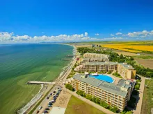 Вид на море и комплекс с воздуха