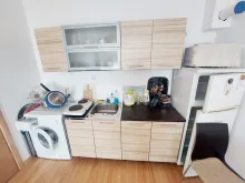 встроенная кухня в гостиной