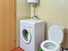 стиральная машина в ванной