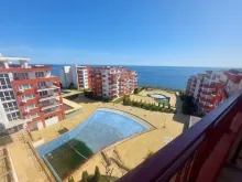 Вид на море из террасы квартиры в комплексе Panorama Fort