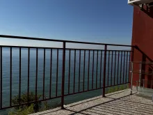 Taras z widokiem na morze