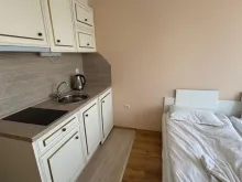 кухня бежевого цвета