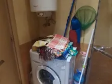 Стиральная машина в ванной комнате