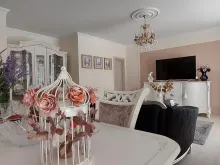 обеденный стол и телевизор