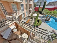 Afrodita Palace | Студия у моря в Солнечный берег с видом на басейн