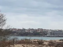 вид на дюны и море