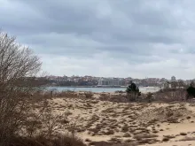 вид на дюны и море