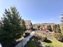 комплекс, территория, бассейн