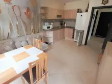 вид на гостиную и кухню