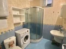 ванная комната с туалетом и душевой кабиной.