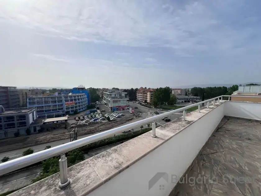 вид на курорт из террасы