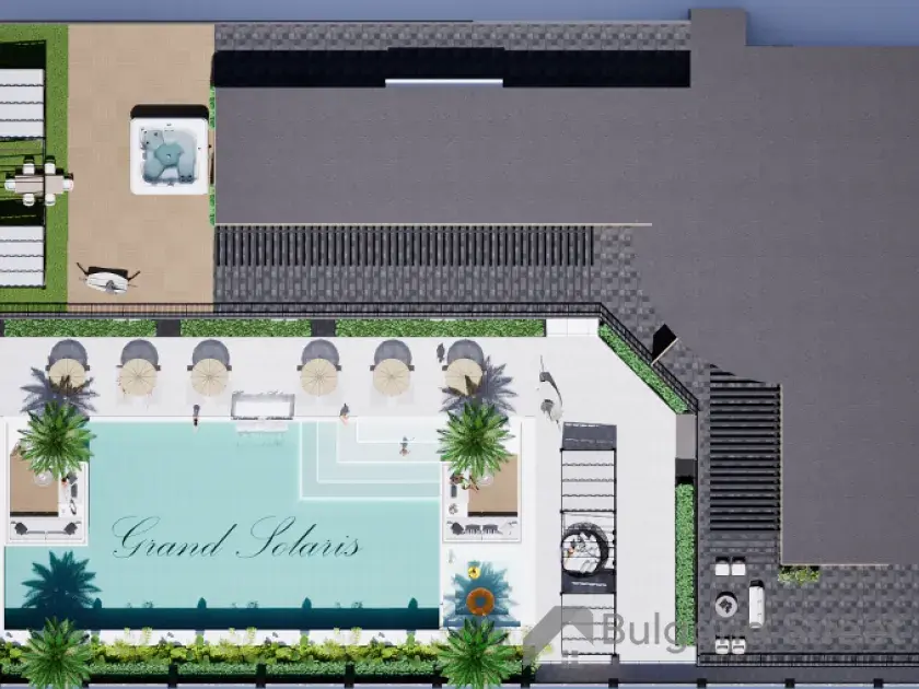 Grand Solaris | Новострой: комплекс, территория, бассейн